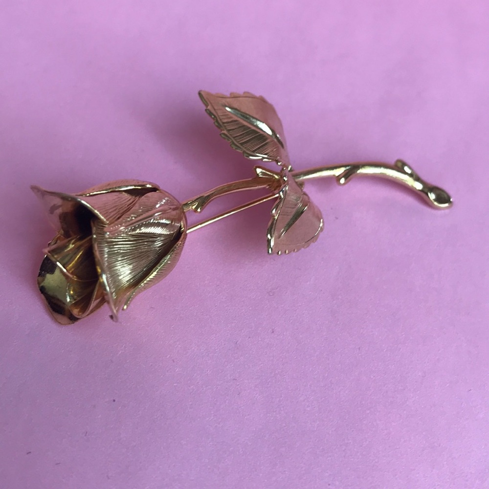 Vintage metal brooch